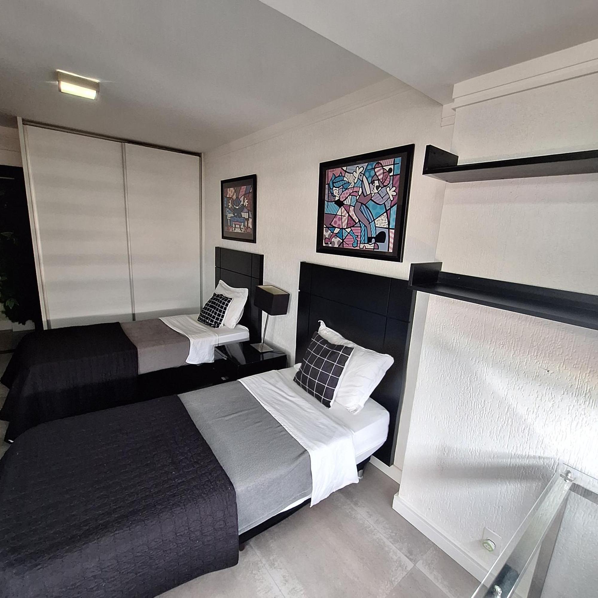 סנטוס Apartamento Frente Mar Moderno 130M2 מראה חיצוני תמונה