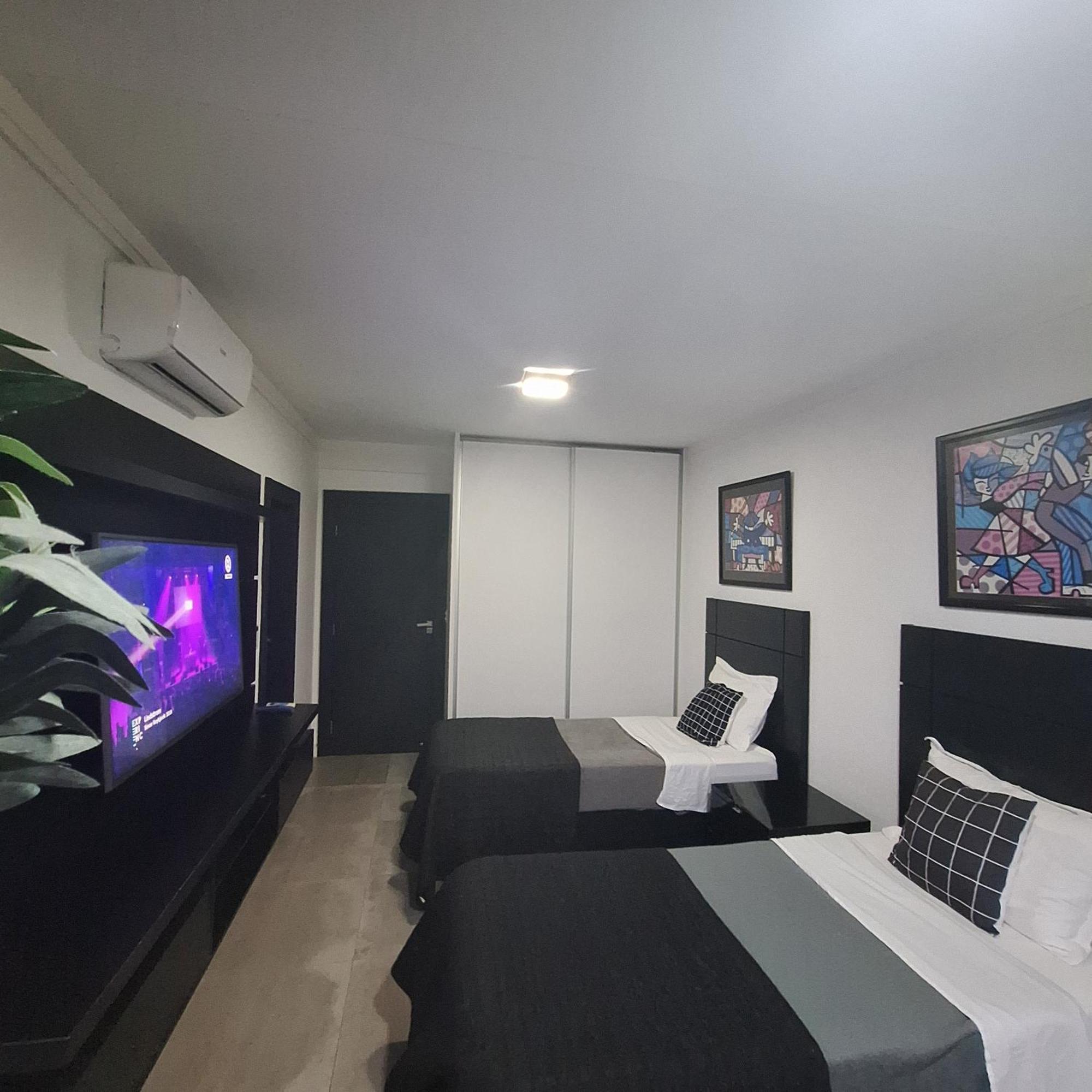 סנטוס Apartamento Frente Mar Moderno 130M2 מראה חיצוני תמונה