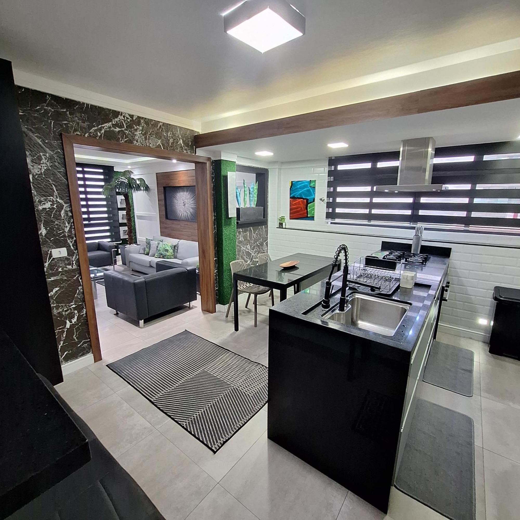 סנטוס Apartamento Frente Mar Moderno 130M2 מראה חיצוני תמונה
