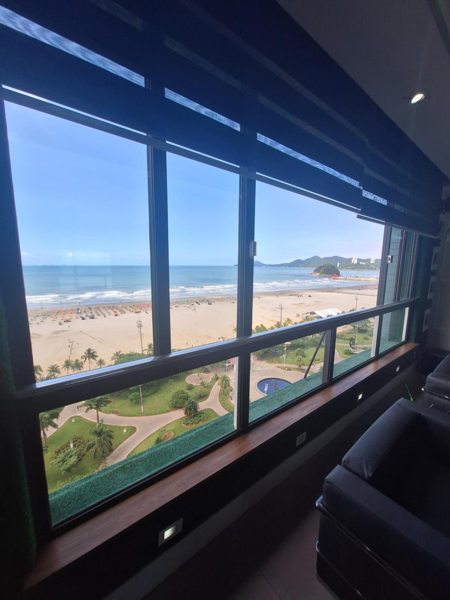 סנטוס Apartamento Frente Mar Moderno 130M2 מראה חיצוני תמונה